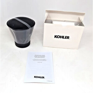 ALL BLACK Kohler Moxie Wireless Speaker with Charger dock- K-28238-NKE NEW